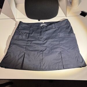 Nike Golf Pinstriped Navy Blue Mini Skort
